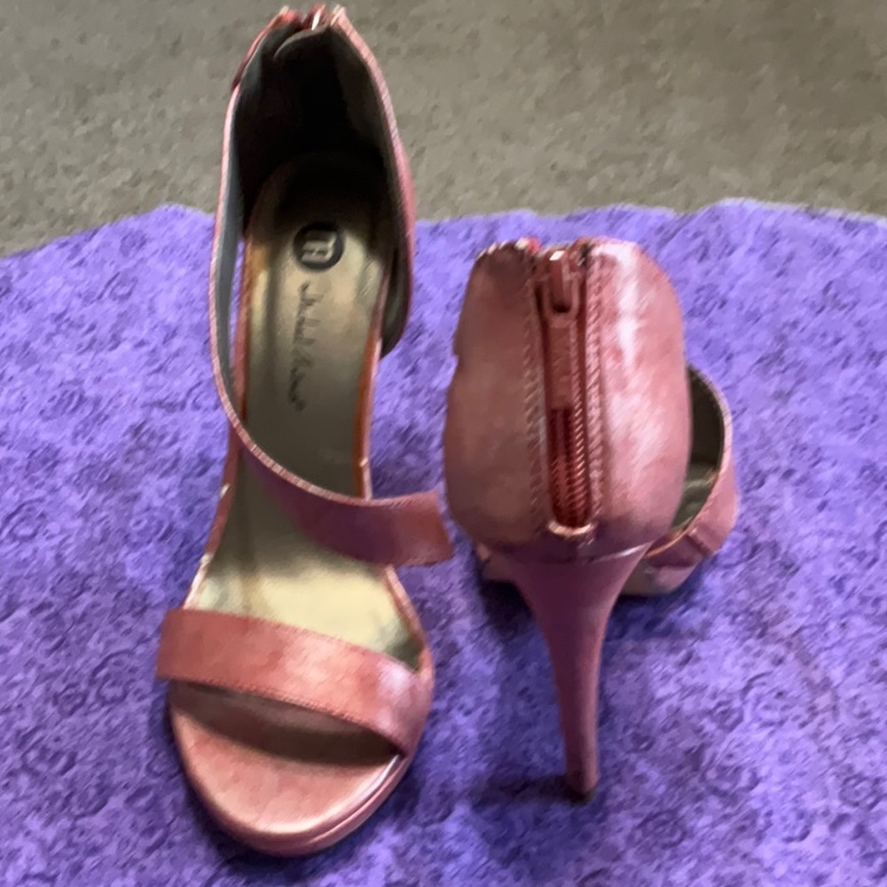 Michael Antonio Pink Heel Sandals